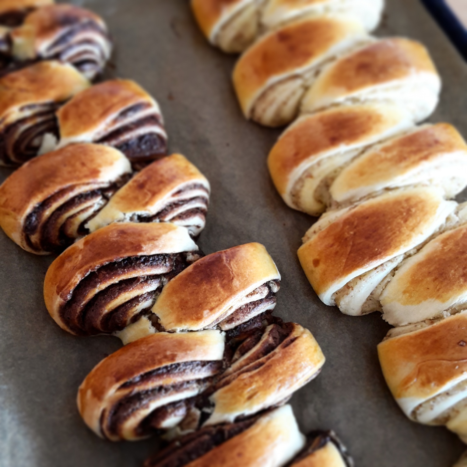 Zupfschnecken mit verschiedenen Füllungen - einfaches Rezept