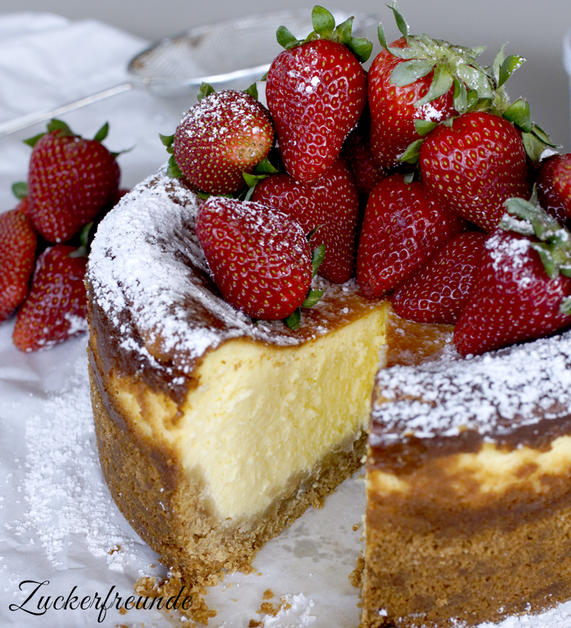 Käsekuchen mit Boden - LieberBacken