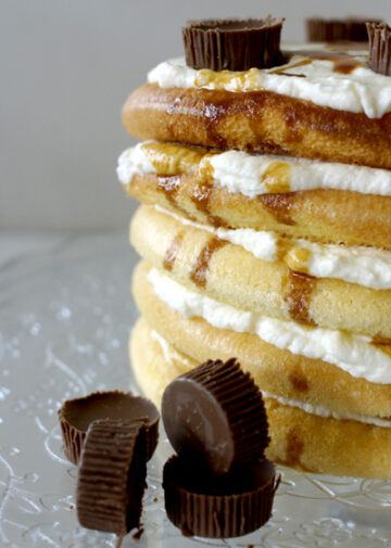 Zitronen-Karamell Törtchen mit Eiskonfekt - LieberBacken