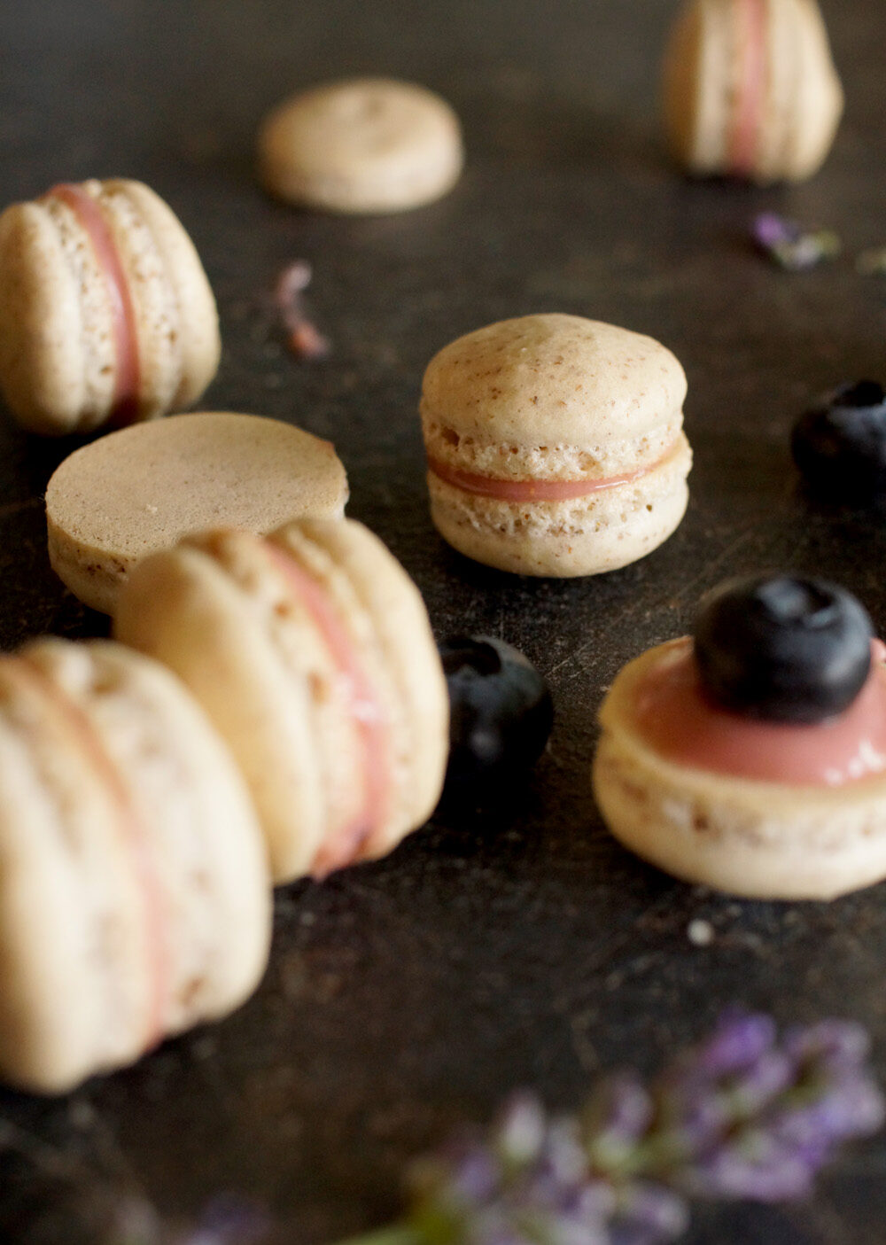 Heidelbeer Macarons Rezept