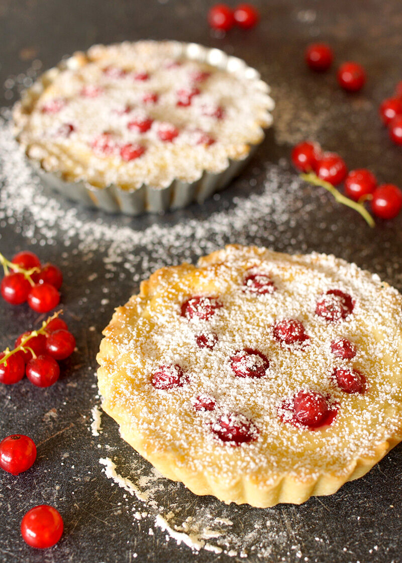 Tartelette mit Johannisbeeren