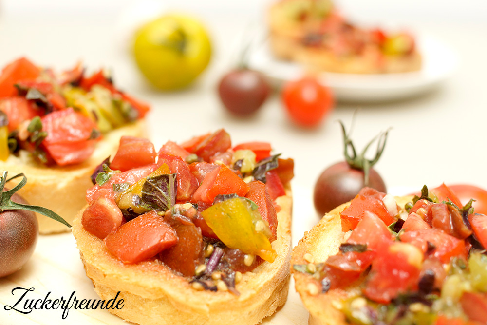Bruschetta mit frischen Tomaten | LieberBacken