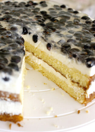Einfaches Rezept für eine leckere Johannisbeer Torte