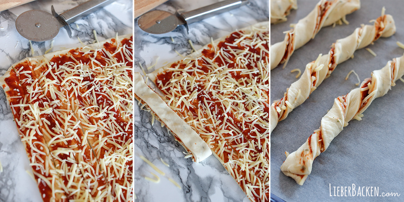 Pizza Stangen Step by Step