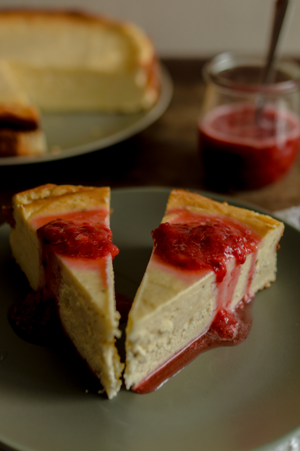 Käsekuchen ohne Boden