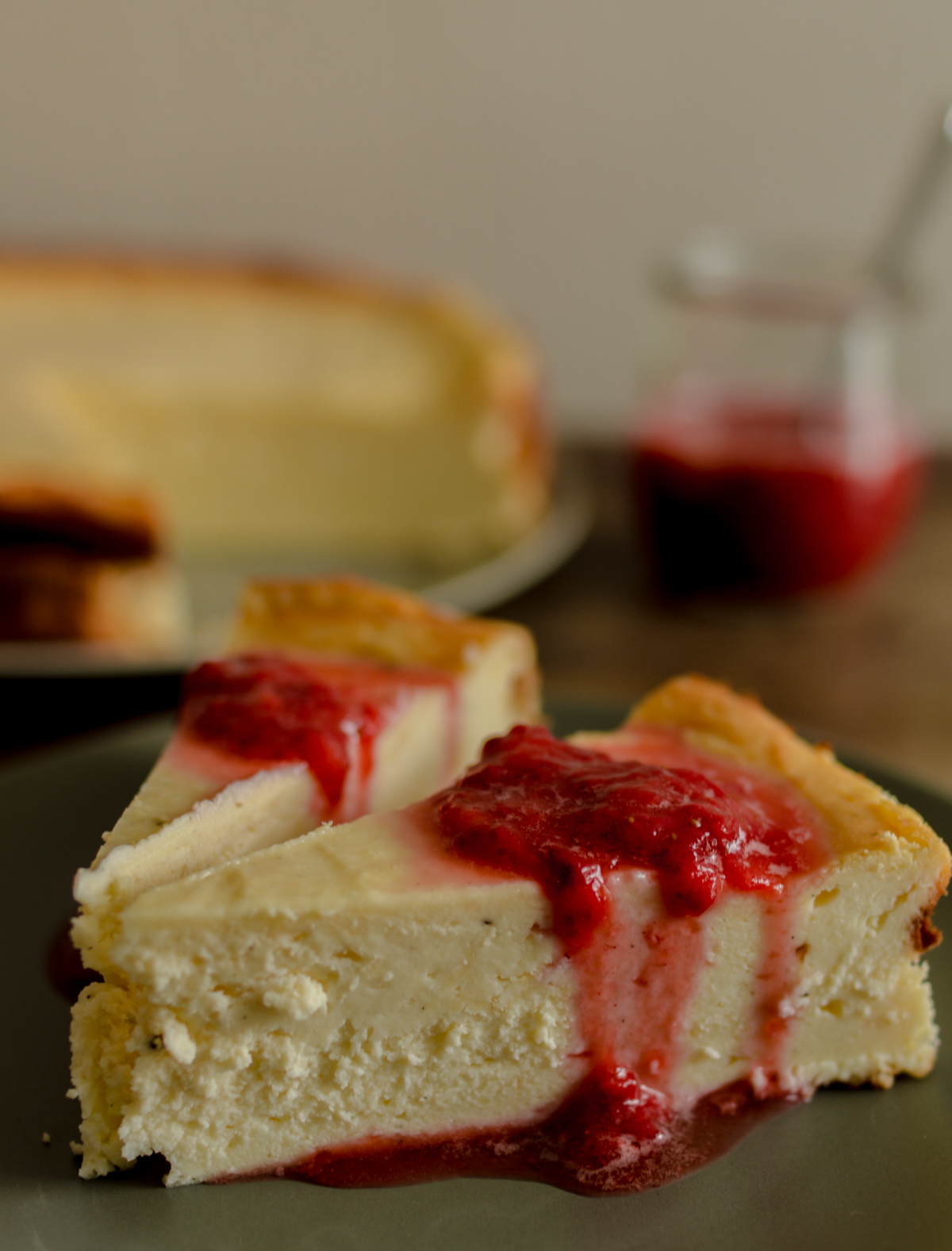 Käsekuchen ohne Boden