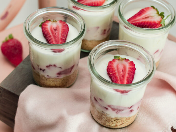 Erdbeer Zitronen Cheesecake Im Glas Lieberbacken