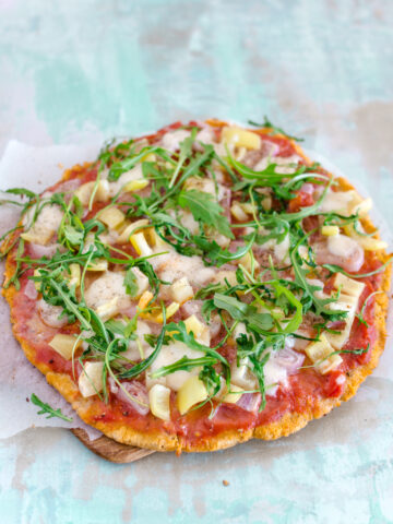 Pizzaboden aus Kokosmehl