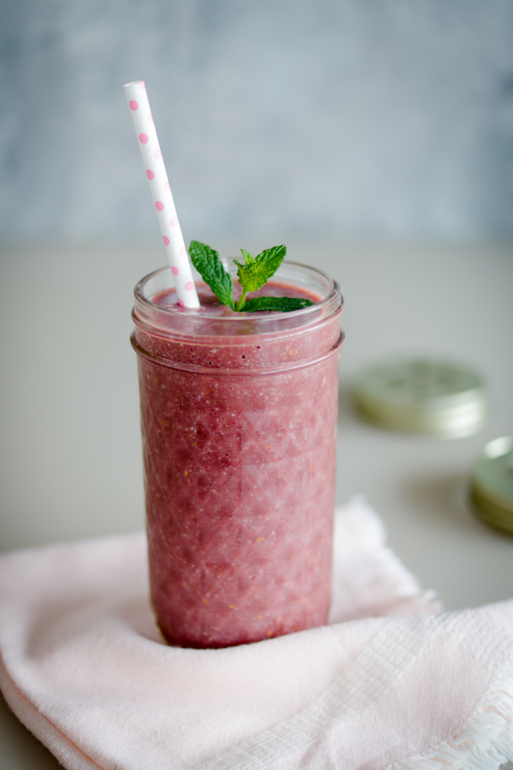 Himbeer-Kokos Smoothie