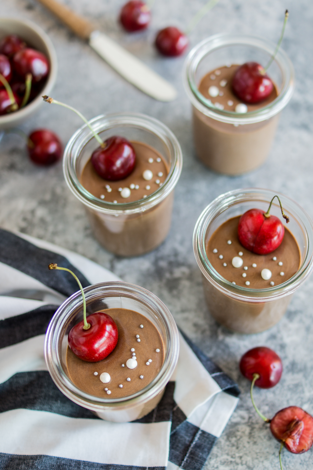 Schoko-Mousse im Glas