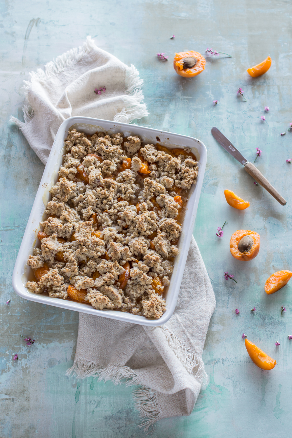 Aprikosen Crumble - leckeres Rezept