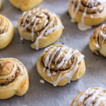 Rezept Nussschnecken mit Zuckerguss