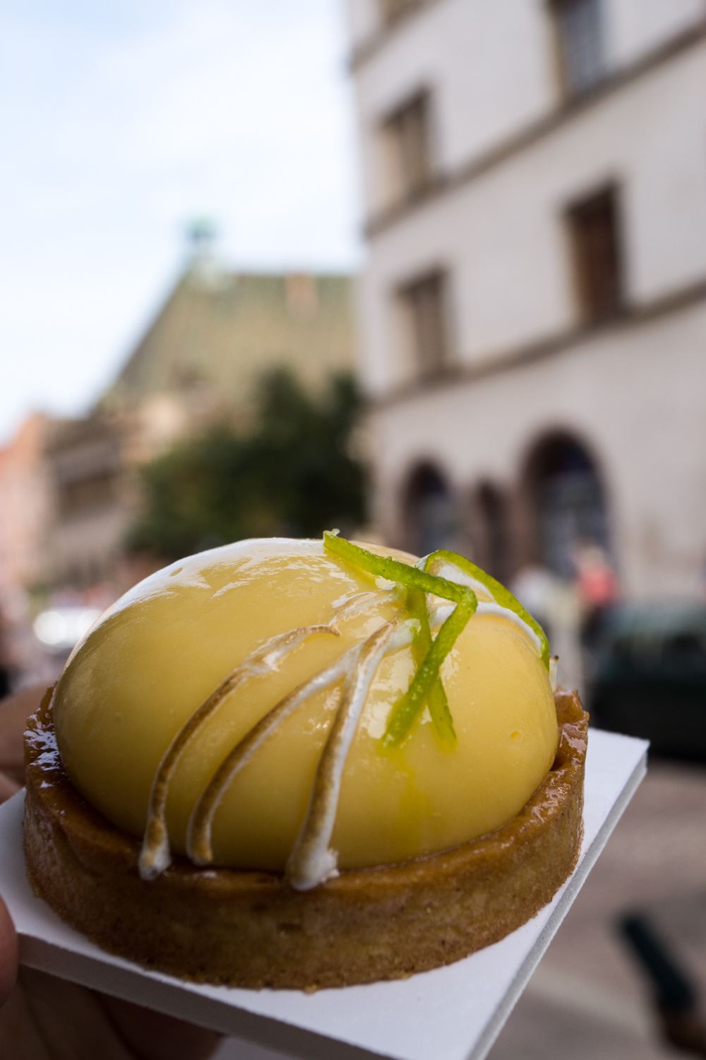 Tarte au citron in Colmar