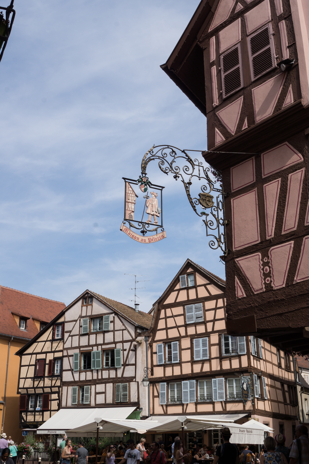 Die schöne Architektur in Colmar ist wirklich sehenswert.