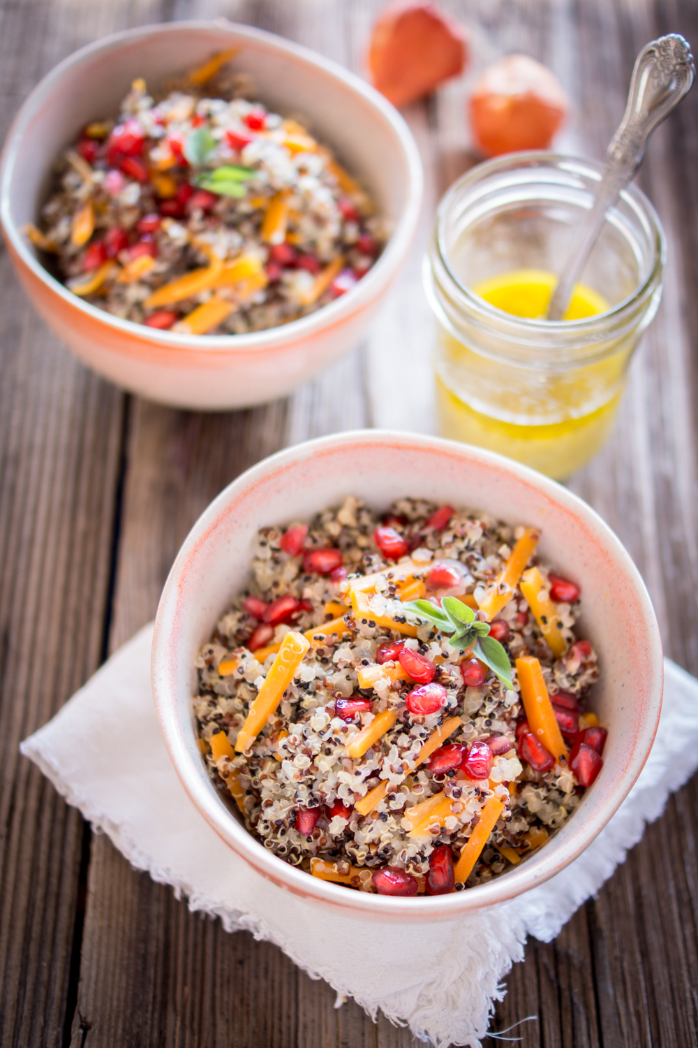 Herbstliche Quinoa Bowl