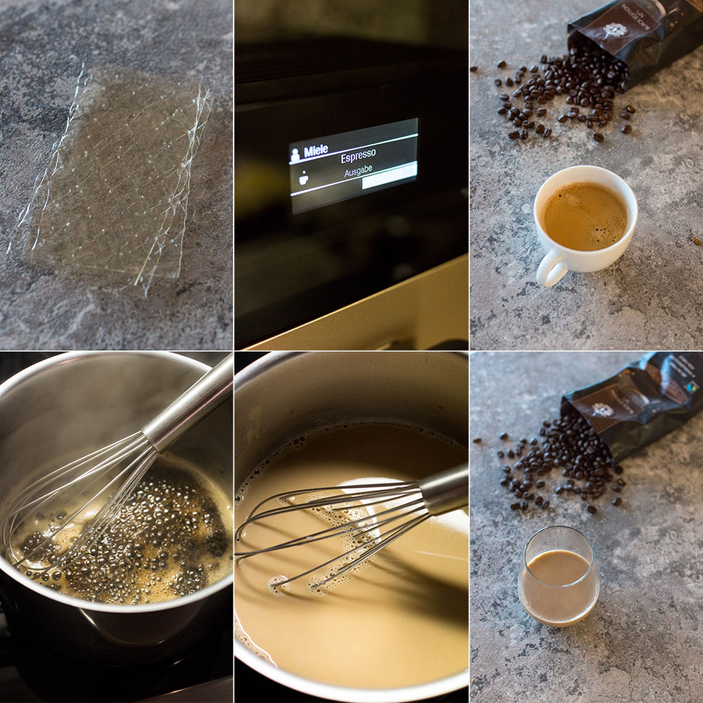 Kaffee Panna Cotta - Step by Step Anleitung