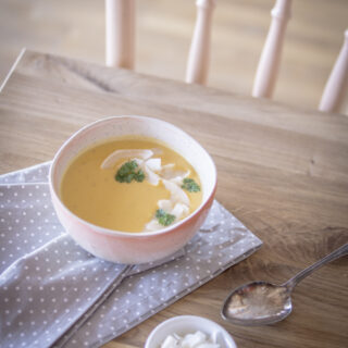 Süßkartoffel-Kokos Suppe - herrlich cremig und lecker