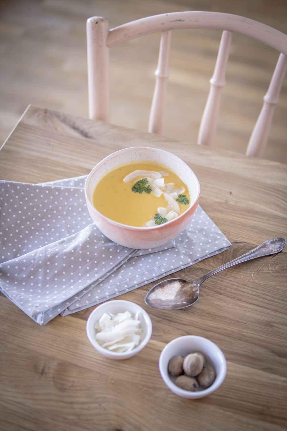 Schnelle Suppe: Süßkartoffel Kokos Suppe