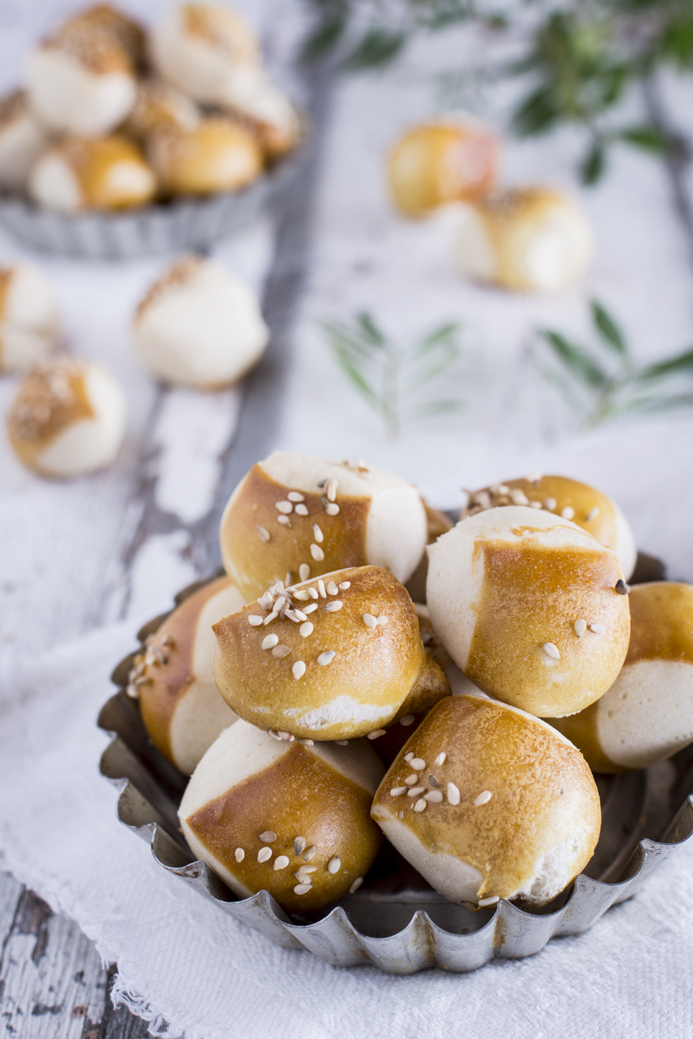 Schnelles Fingerfood: Laugen-Bällchen / Knabbergebäck