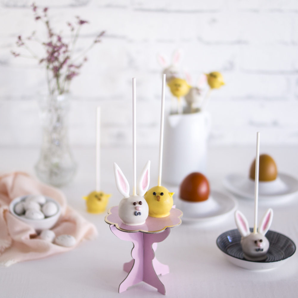 Süßes für Ostern: Hasen- & Kücken-Cake Pops