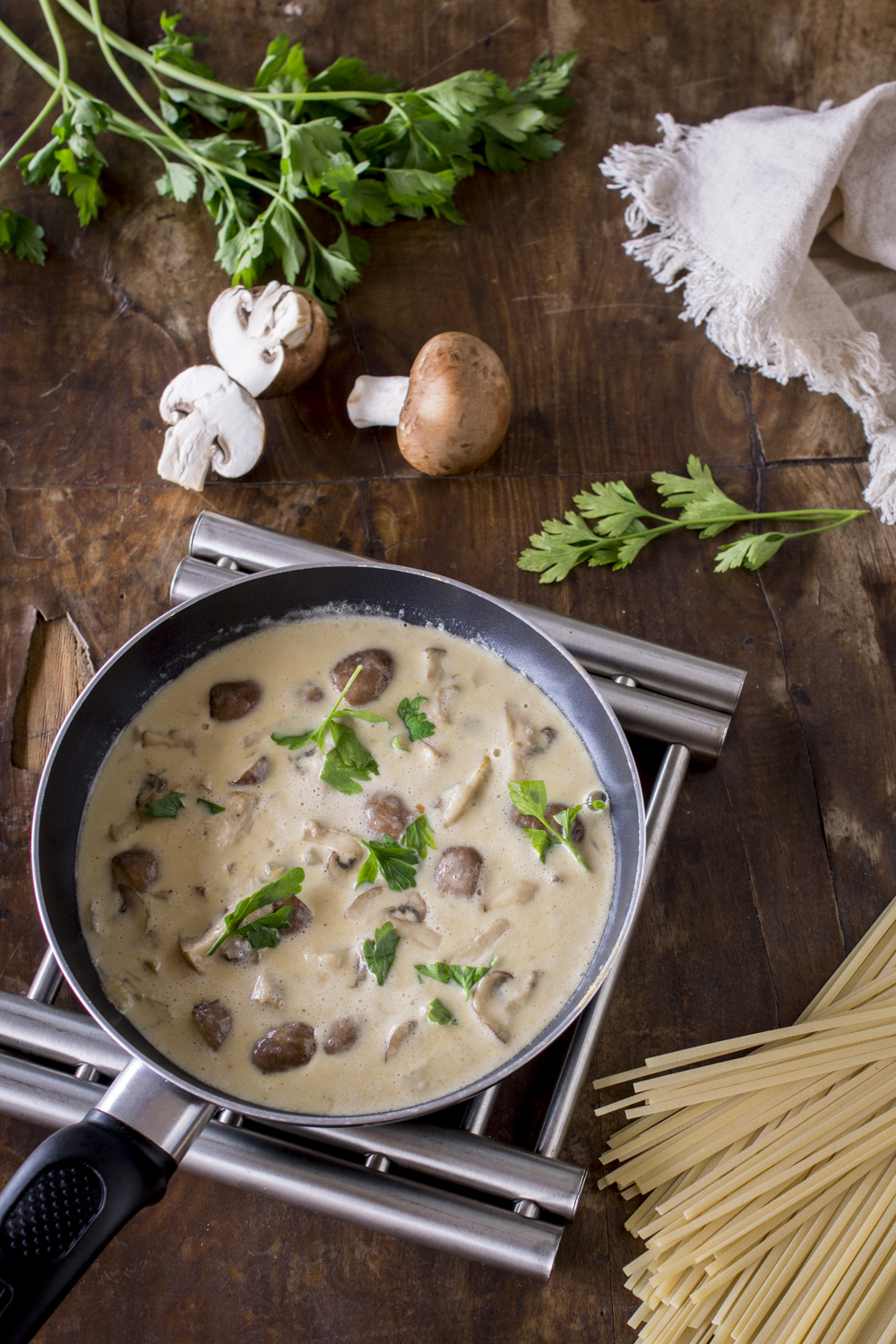 Champignonsauce - schnelles und leckeres Rezept zum Ausdrucken