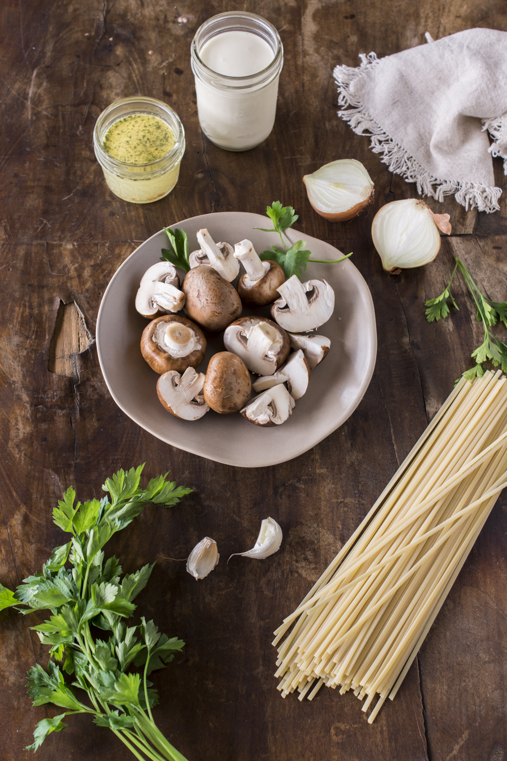 Zutaten Champignonrahmsauce: schnelles Rezept zum Ausdrucken