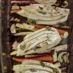 Schnelles Rezept: Zitronen-Fenchel aus dem Backrohr mit Karotten