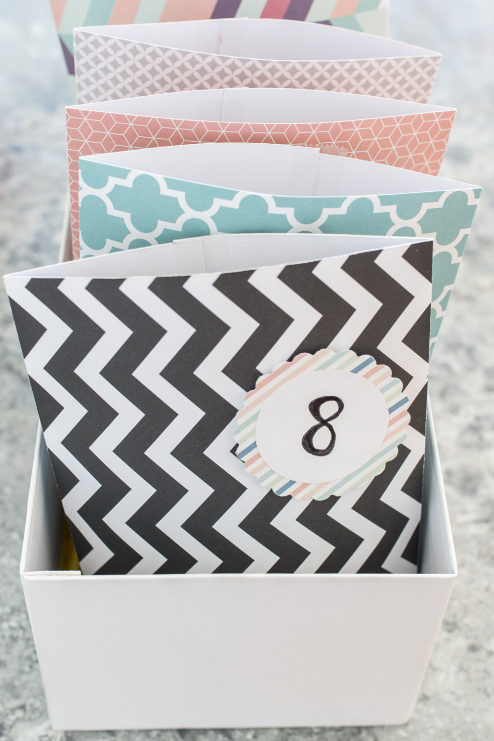 Einfaches DIY - Adventskalender selber basteln