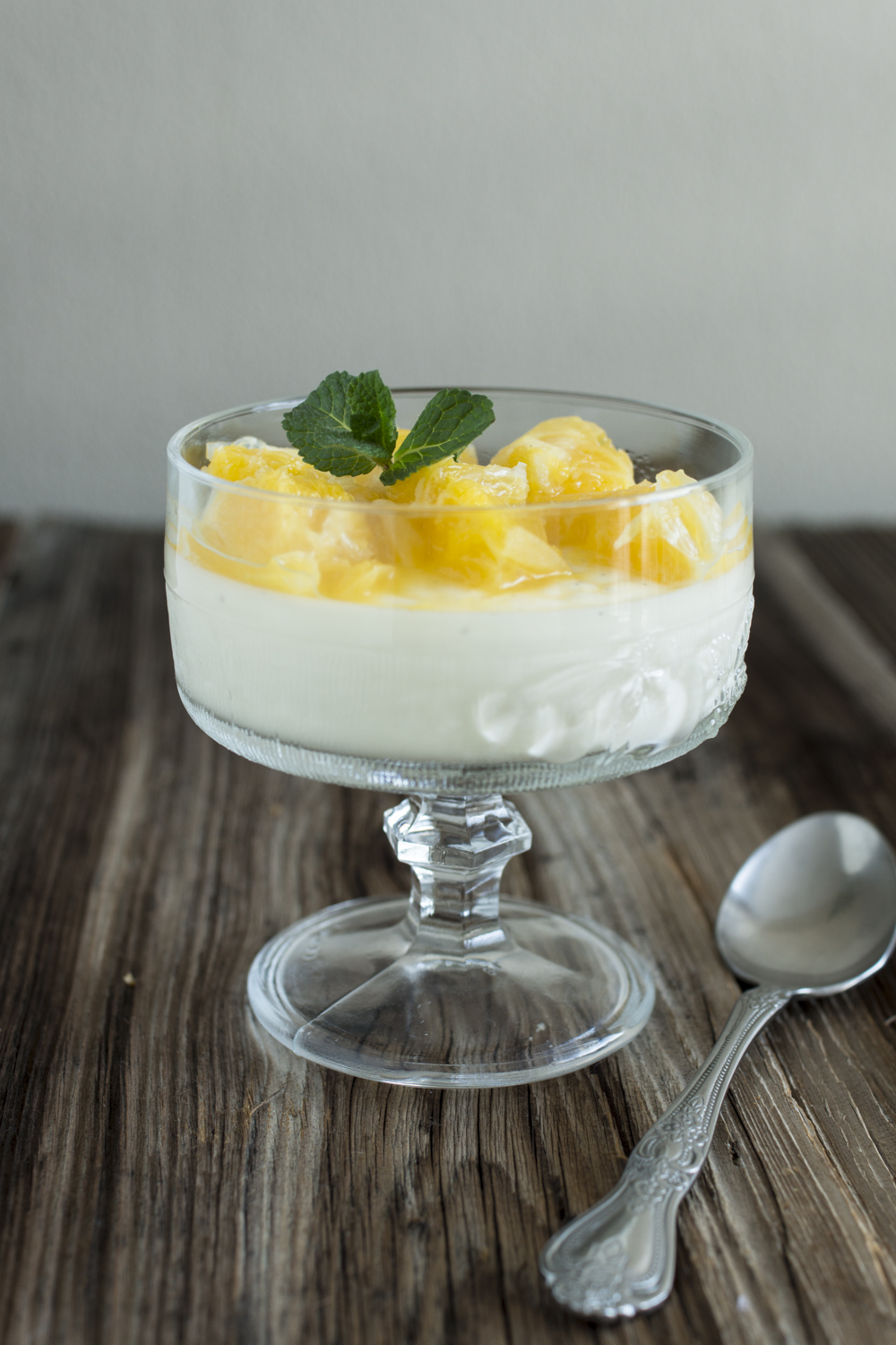 Zimt-Panna Cotta mit Orangen - einfaches Rezept | Weihnachtsdessert