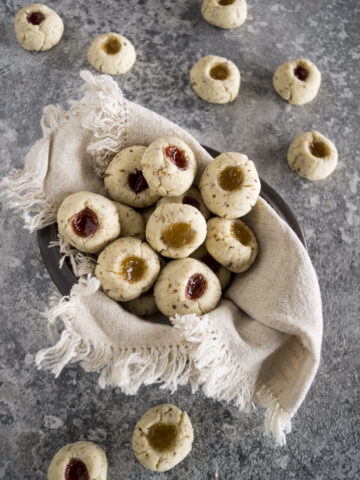 Engelsaugen Husarenkrapfen mit Maremlade - einfaches Rezept