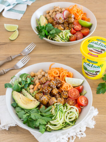 Vitaminkick: Tofu Teriyaki & Veggie Bowl - leckeres Rezept