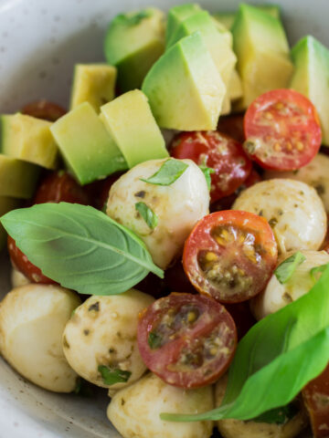 Avocado Caprese Bowl