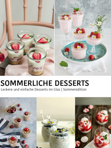 Sommerliche Desserts im Glas | Leckere und einfache Desserts zum Löffeln