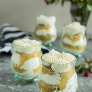 Apfel-Tiramisu im Glas | Einfaches Dessert im Glas: herbstlich, lecker und schnell gemacht
