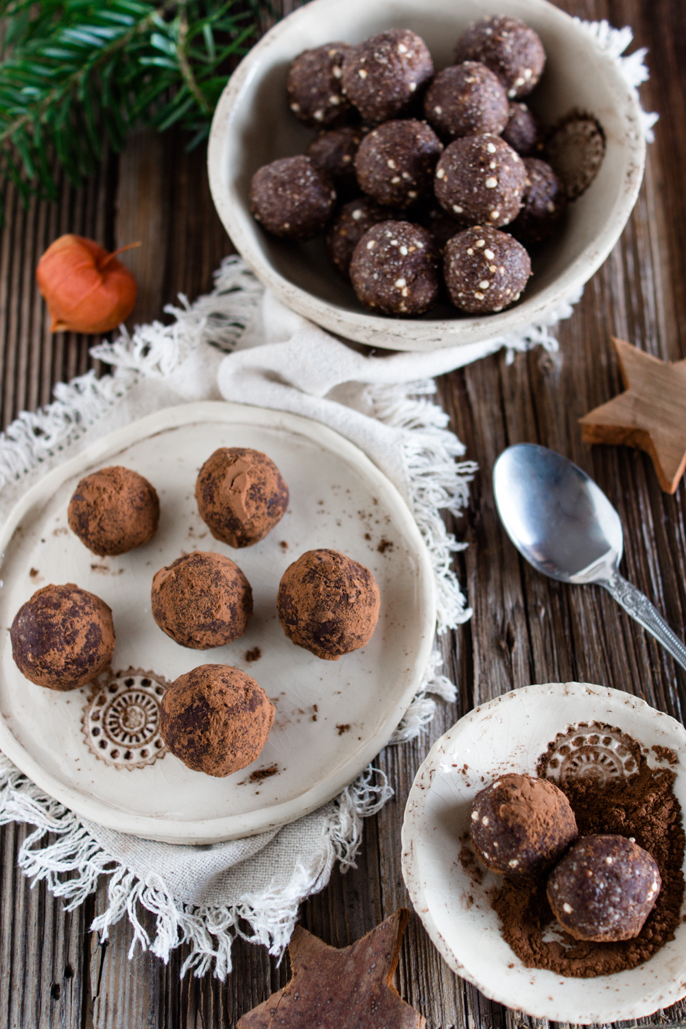 Schnelle Weihnachtsrezepte: Lebkuchen-Trüffel #gesundbacken