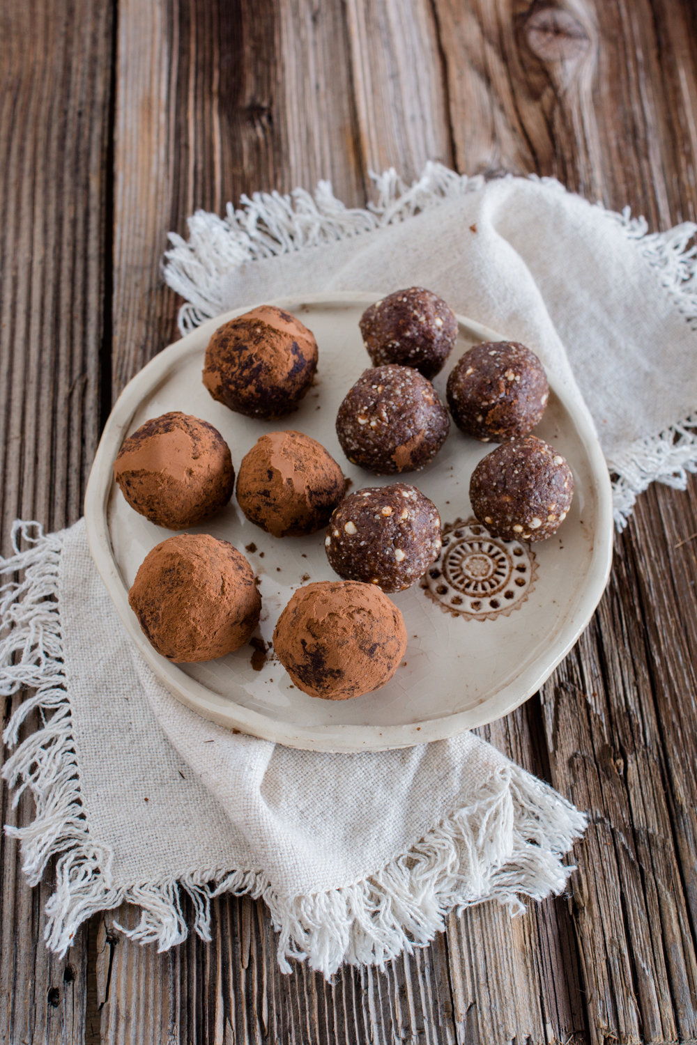 Schnelle Trüffel ohne raffinierten Zucker: Lebkuchen-Trüffel 