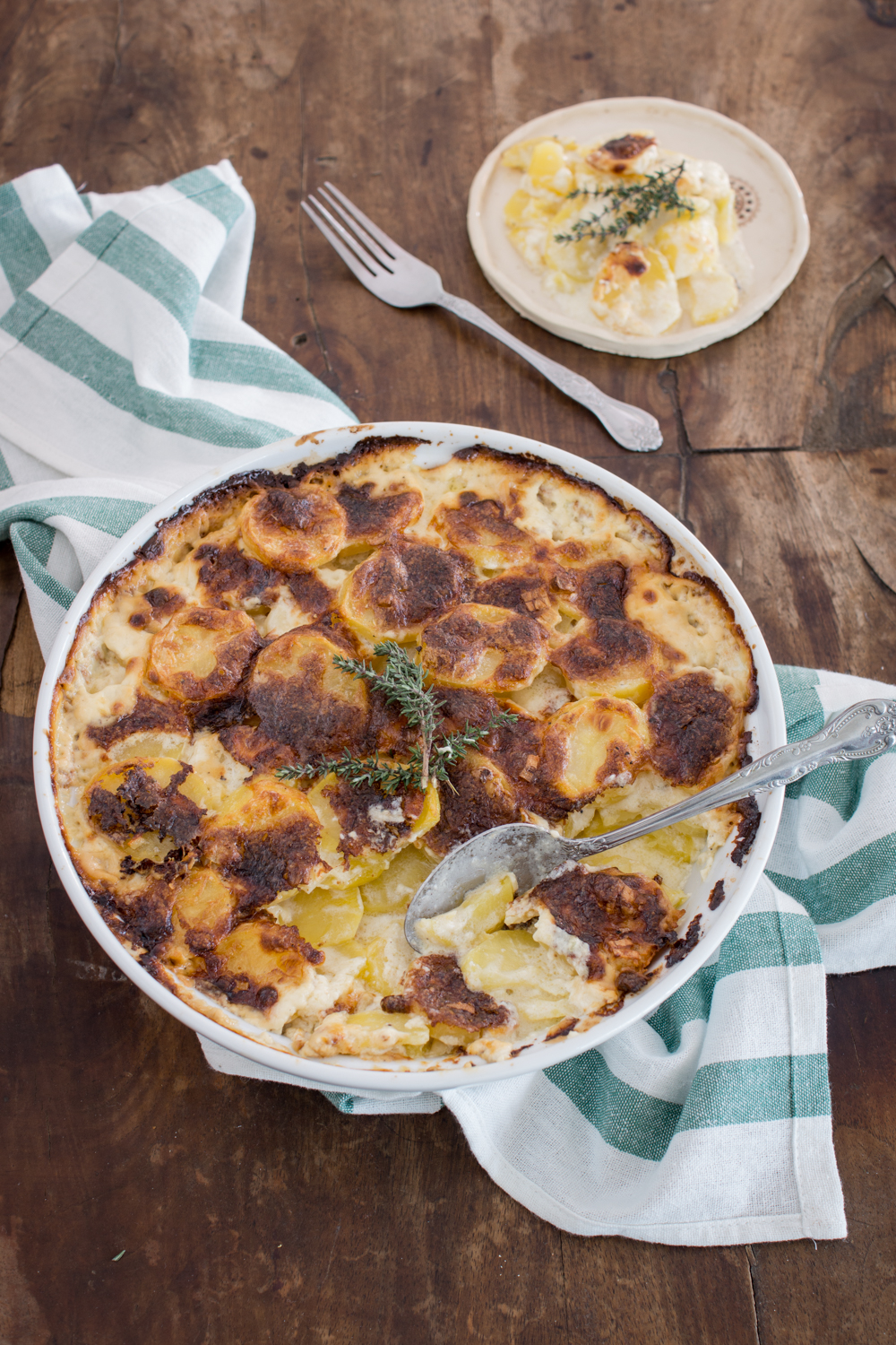 Kartoffelgratin mit Gruyere | Rezept zum Ausdrucken