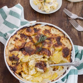 Kartoffelrezepte: Gratin mit Käse (Gruyère) #kartoffelgratin
