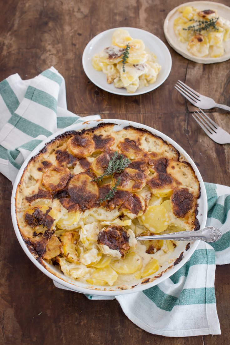 Kartoffelrezepte: Gratin mit Käse (Gruyère) #kartoffelgratin