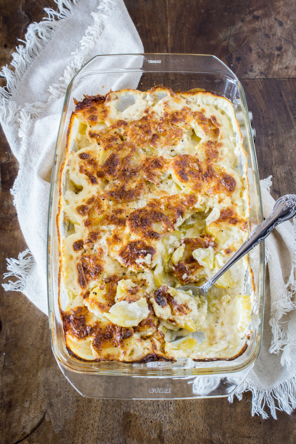 Kartoffelgratin mit Pecorino | Einfaches Rezept