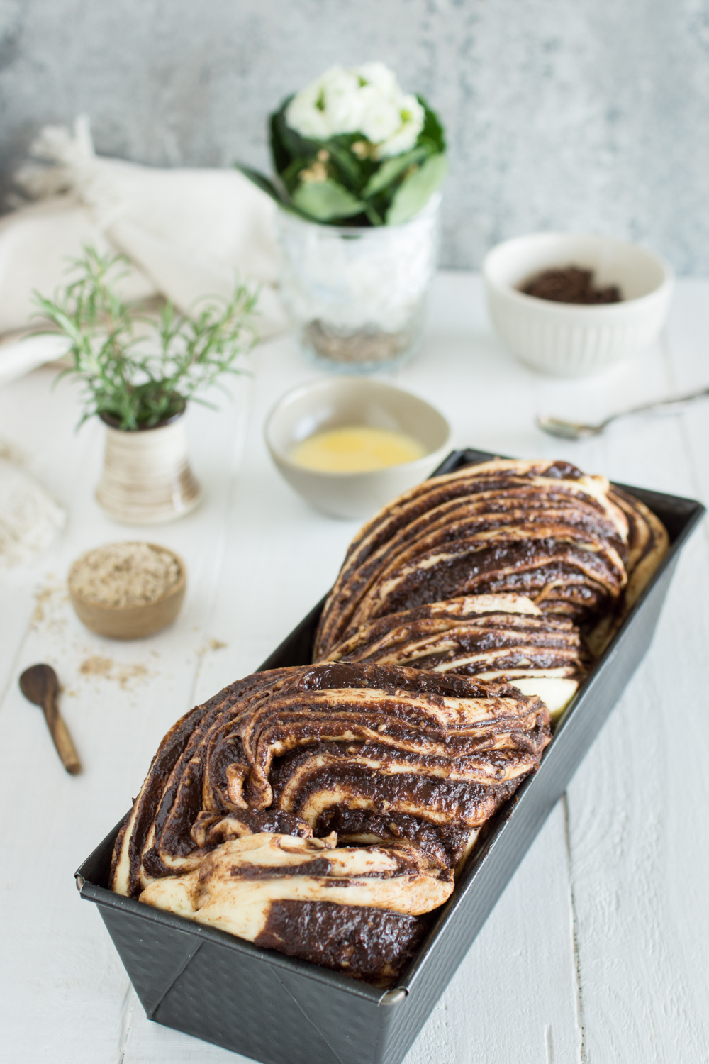 Schoko-Nuss Babka vs. Striezel - Leckeres Rezept