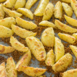 Knusprige Parmesan-Kartoffeln aus dem Backrohr