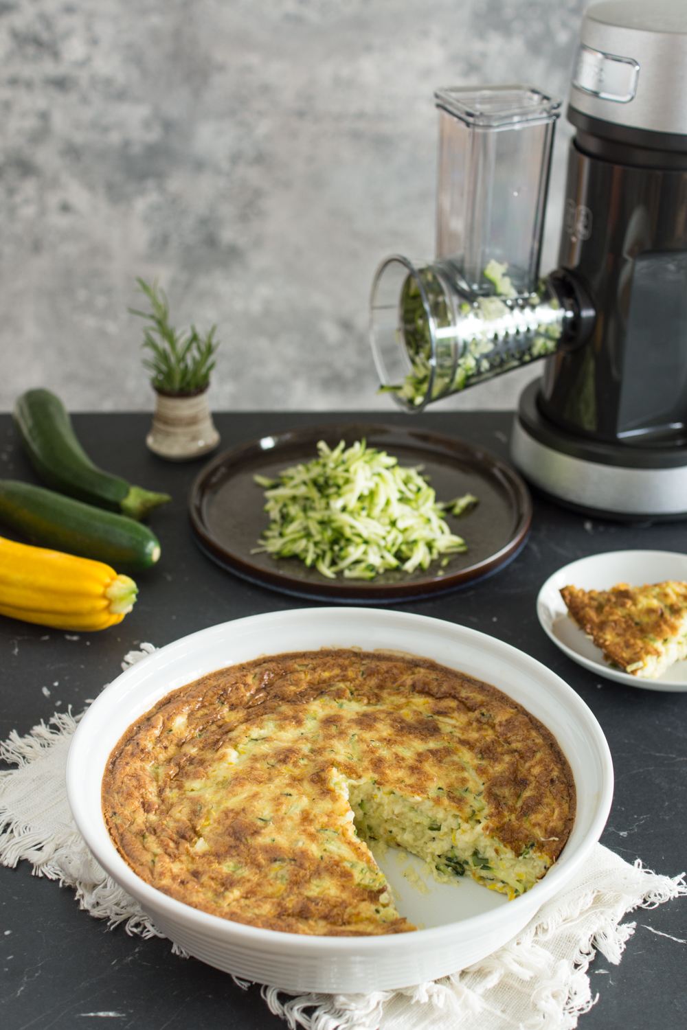 Zucchini Tarte ohne Boden: schnelles, einfaches Rezept | In Zusammenarbeit mit KRUPS