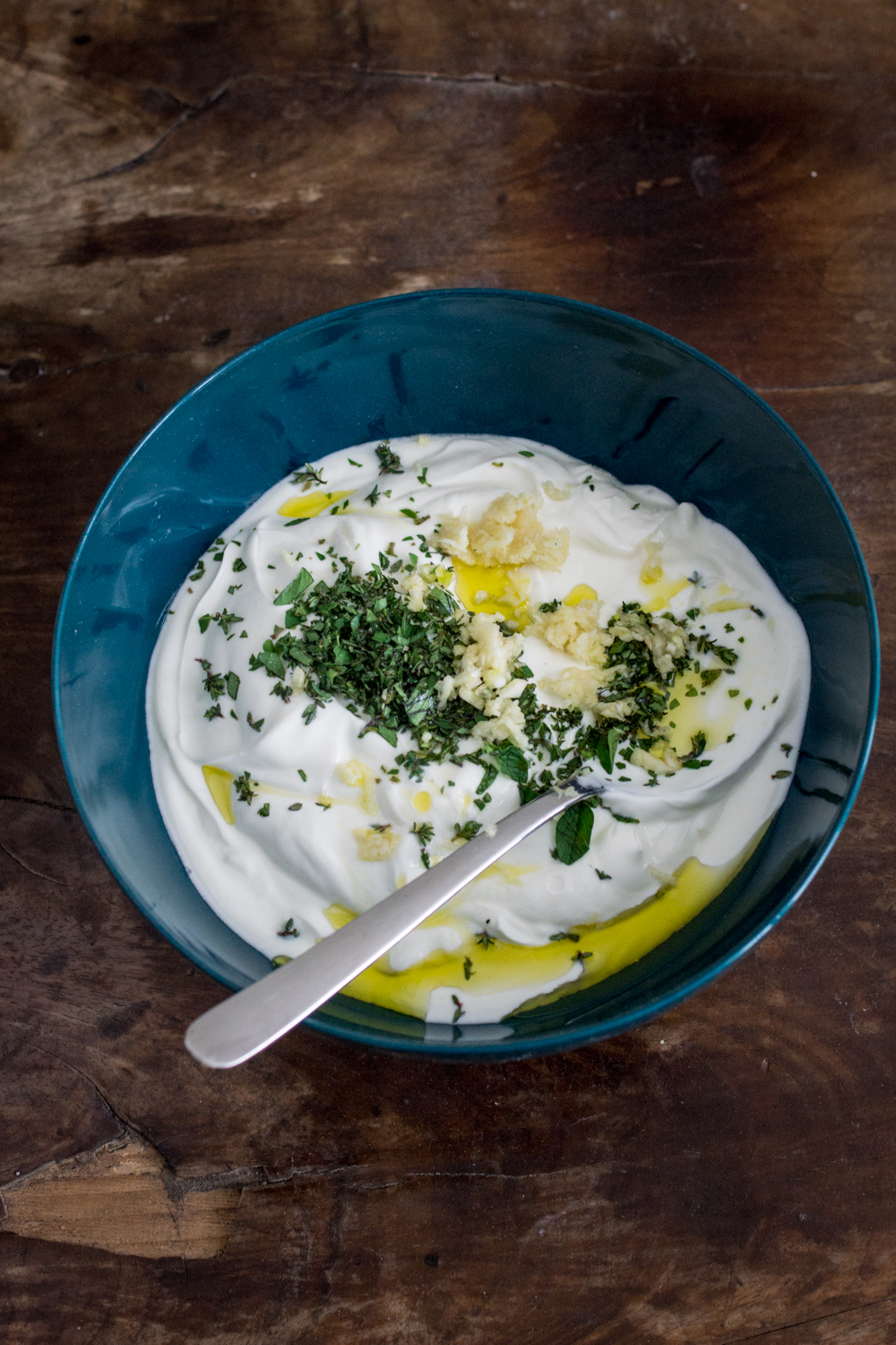 Joghurt-Minze Dip - Ein sommerlicher Dip #schnellesrezept