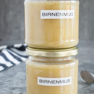 Einkochen für die Vorratskammer - Birnenmus einkochen
