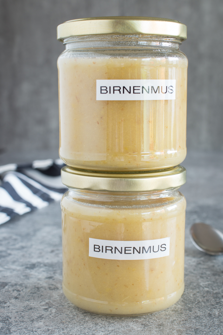 Einkochen für die Vorratskammer - Birnenmus einkochen