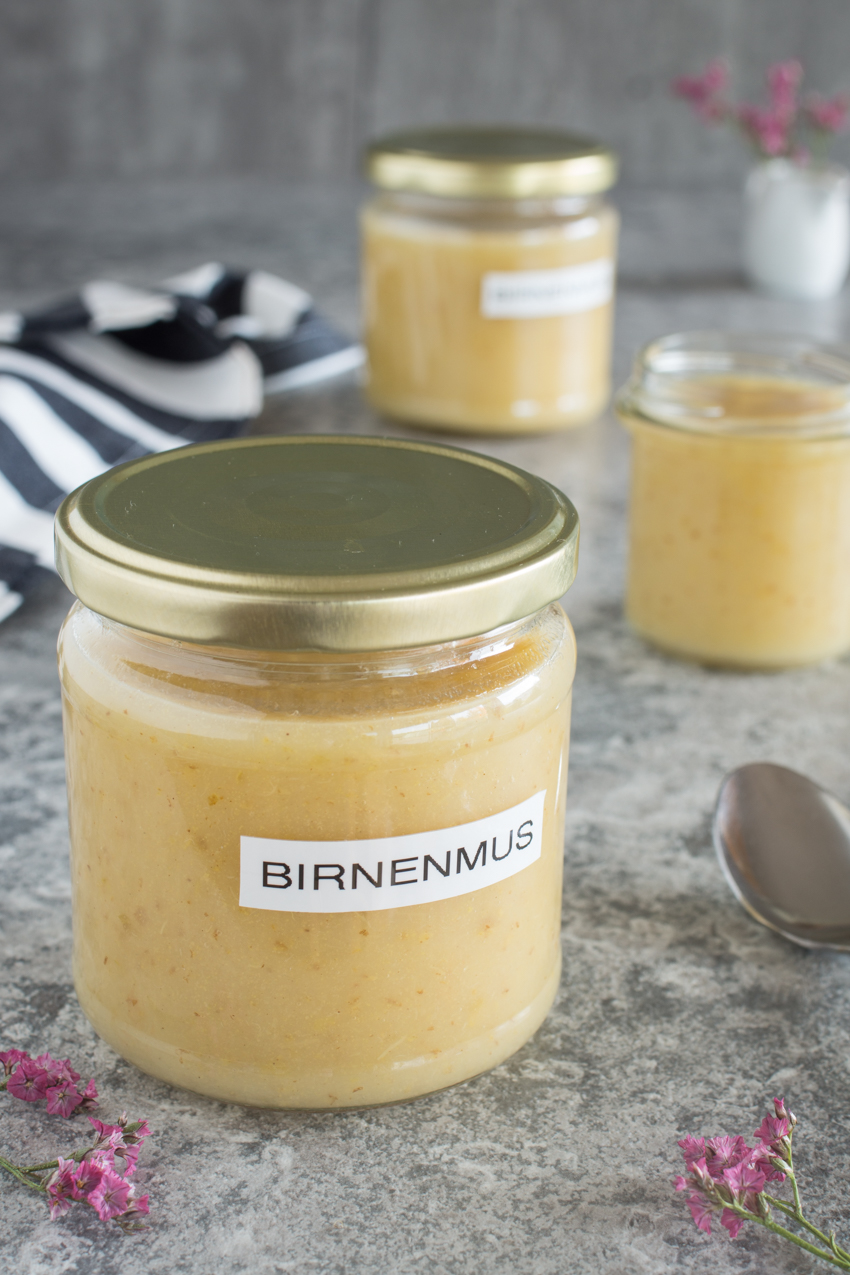 Birnenmus selber machen - Rezept und Anleitung