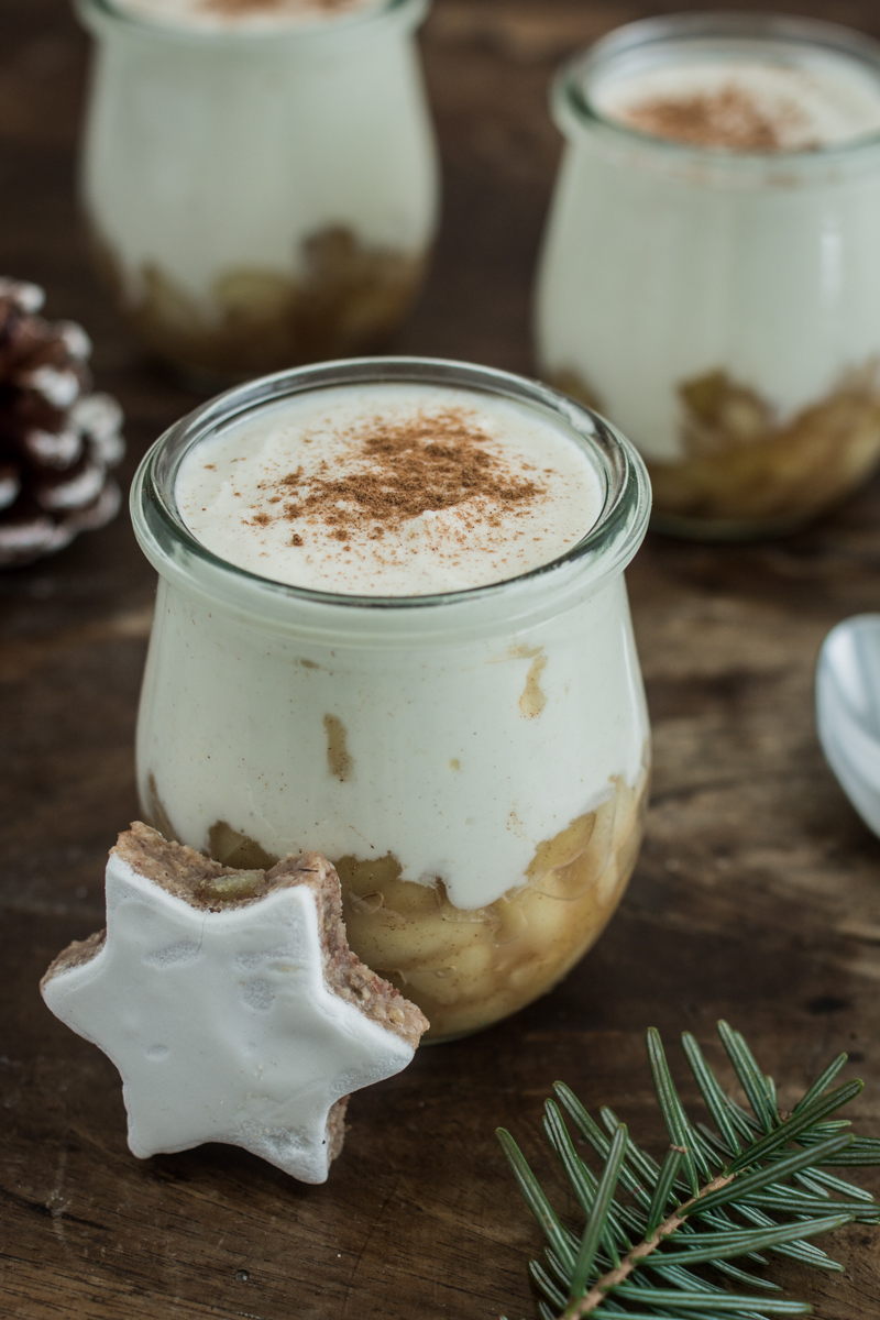 Bratapfel-Zimtcreme | Einfaches Rezept im Glas für Weihnachten