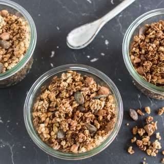 Spekulatius-Granola selber machen; tolles Geschenk aus der Küche