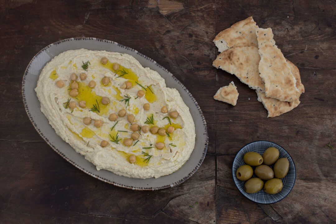 Hummus aus Kichererbsen Grundrezept LieberBacken